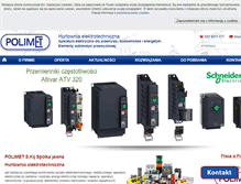 Tablet Screenshot of polimet.com.pl